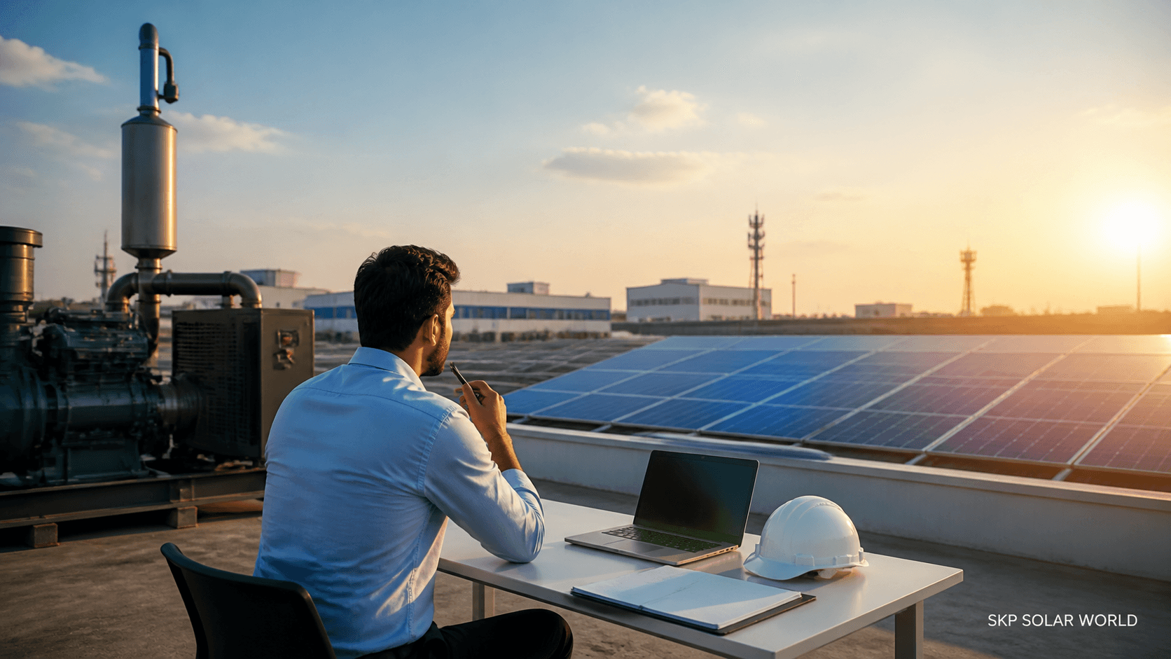 Diesel Generator Costs vs Rooftop Solar: What It Is Really Costing Indian Industries to Keep the Power On