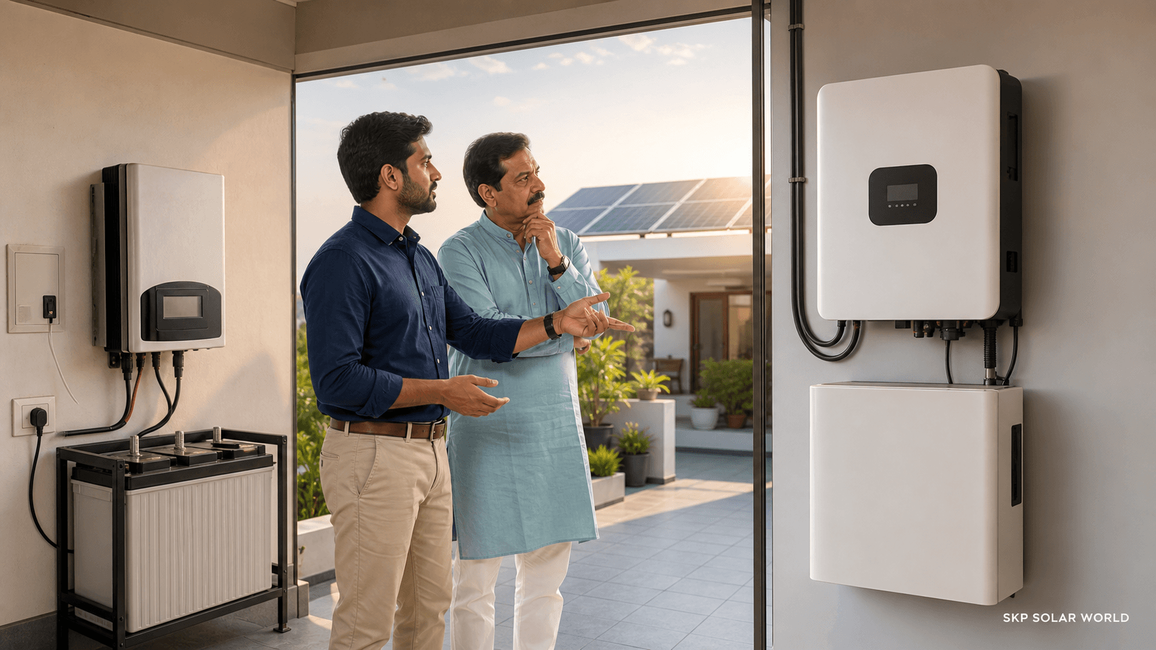 Solar With Battery Backup vs a Traditional Home Inverter in India: What Actually Pays Off